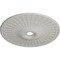 Ekena Millwork Galveston Medallion (Canopies up to 4 3/4"), 36 5/8"OD x 3 5/8"ID x 2 3/8"P, Ultra Pure White CM36GLUWF - alternate 3